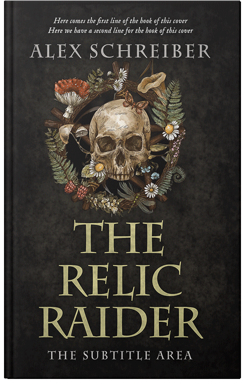 Front view of Premade Horror Book Cover - Rangoon Green