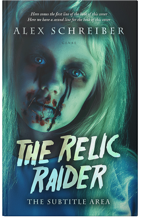 Front view of Te Papa Green #28815 - Premade Horror Book Cover