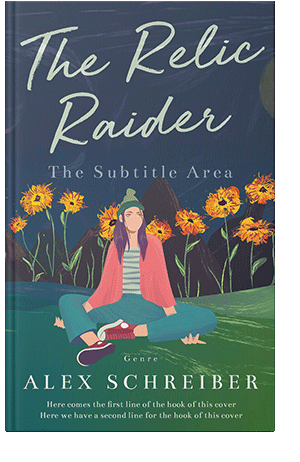 Pre Made Book Cover Pickled Bluewood