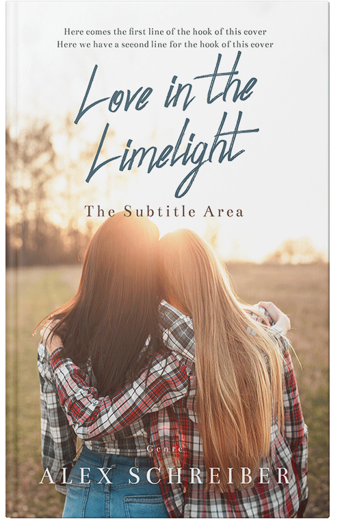 Front view of Sandal #28828 - Premade Romance Book Cover