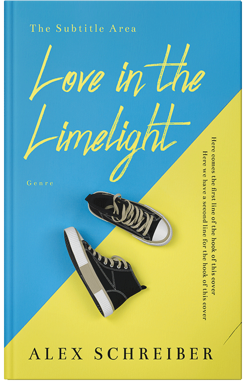 Front view of Curious Blue #28829 - Premade Literary Fiction Book Cover