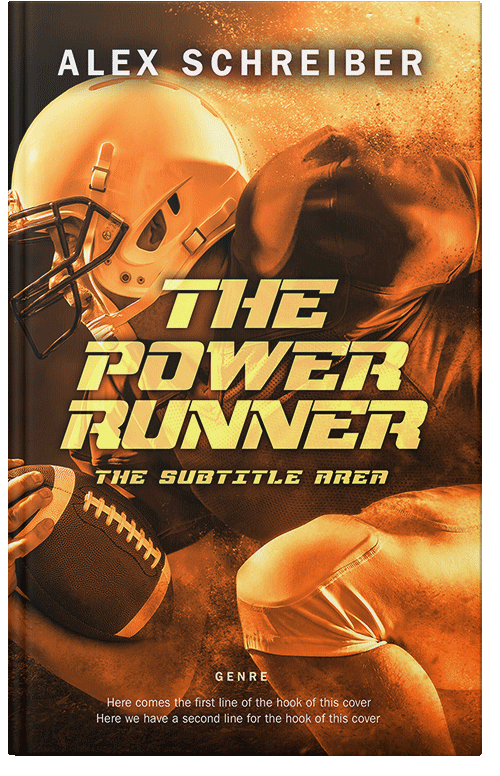 Front view of Wood Bark #28839 - Premade Action & Adventure Book Cover