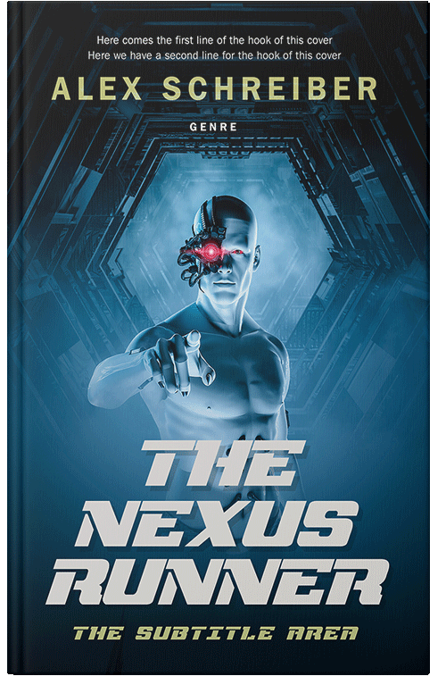 Front view of Premade Science Fiction Book Cover - Conch