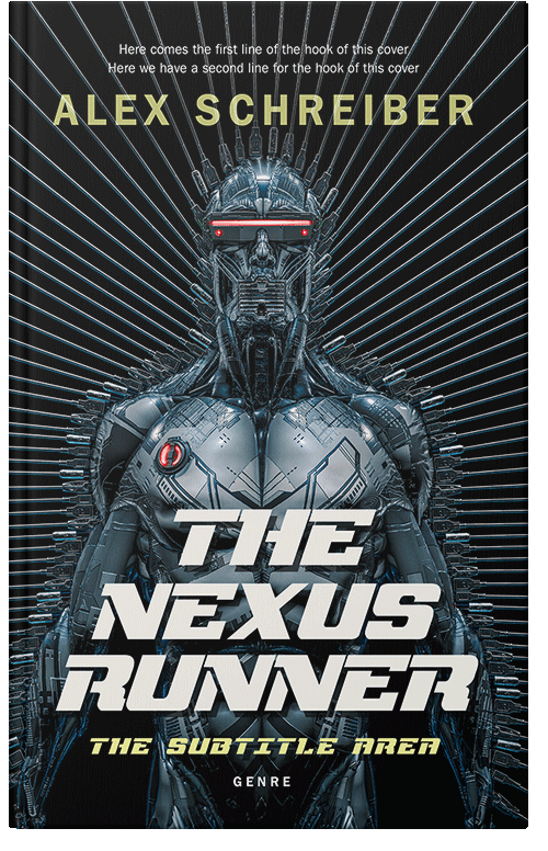 Front view of Premade Science Fiction Book Cover - Celeste