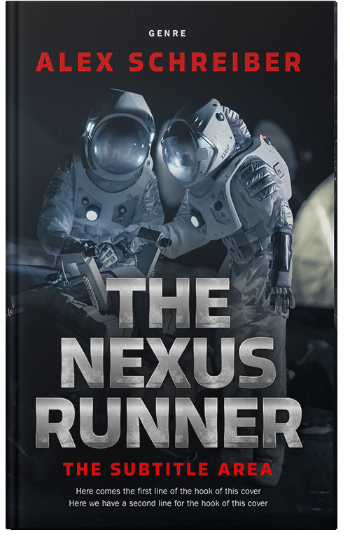 Front view of Thatch #28862 - Premade Science Fiction Book Cover