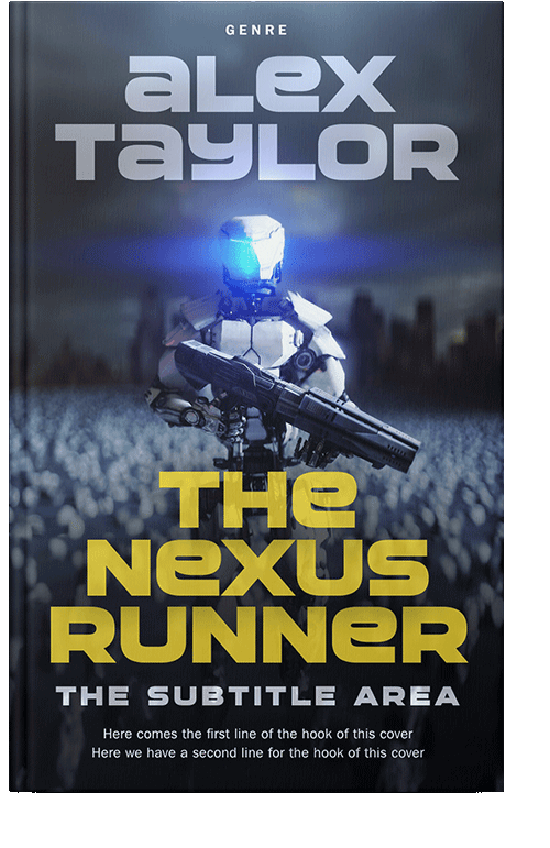 Front view of Mirage #28866 - Premade Apocalyptica Book Cover