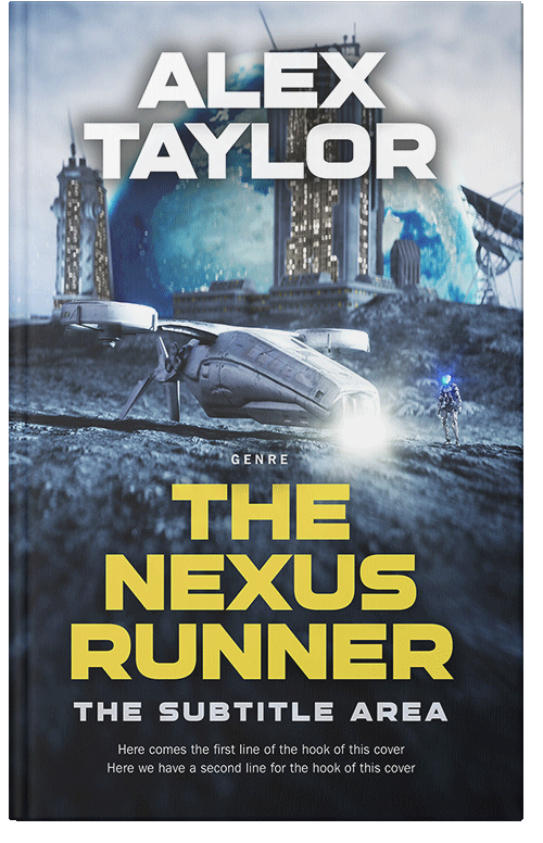 Front view of Beryl Green #28870 - Premade Apocalyptica Book Cover