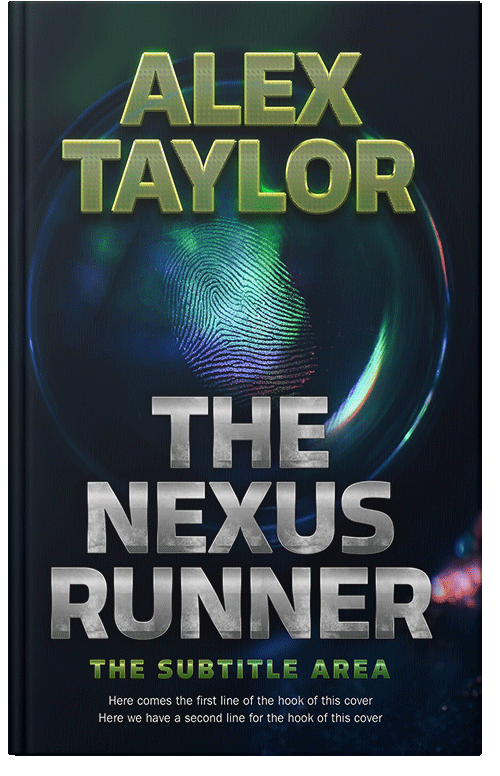 Front view of Eagle #28876 - Premade Mystery & Thriller & Suspense Book Cover