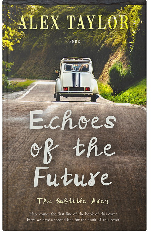 Front view of Premade Travel Book Cover - Judge Gray