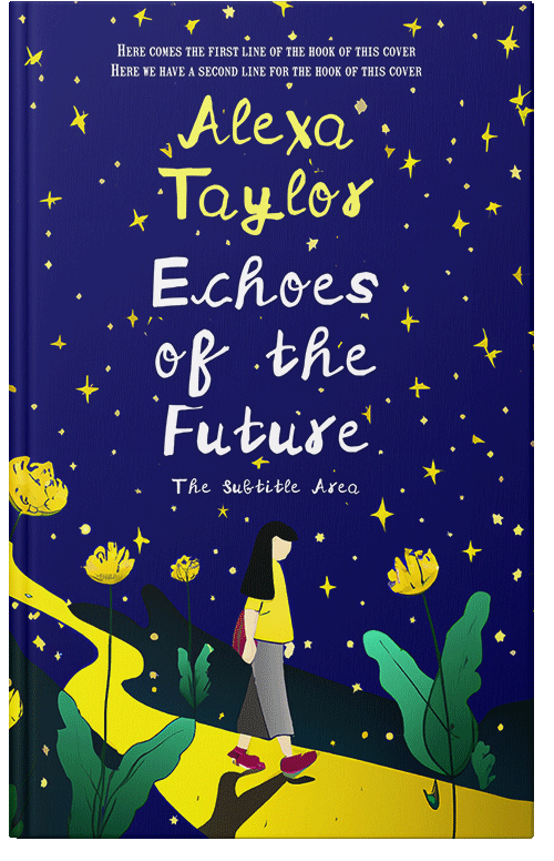 Front view of Premade Teen & Young Adult Book Cover - Gulf Blue