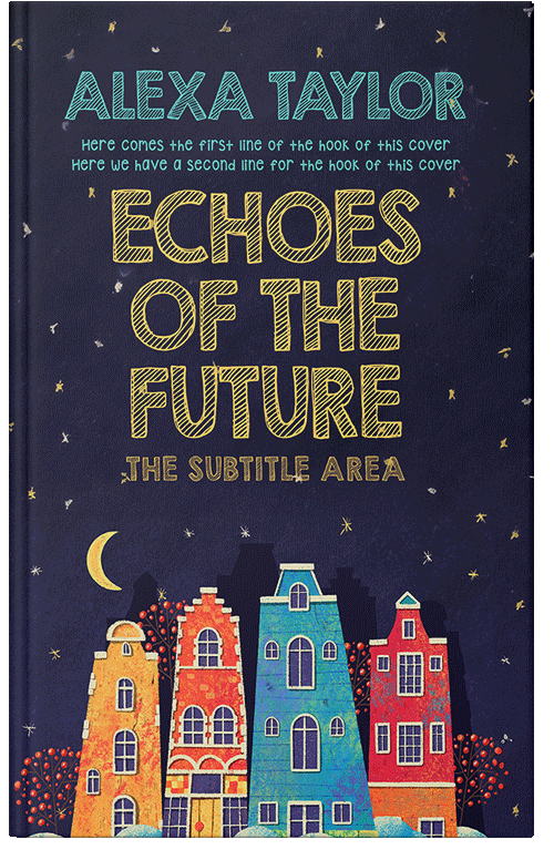 Front view of Port Gore #28900 - Premade Abstract Book Cover