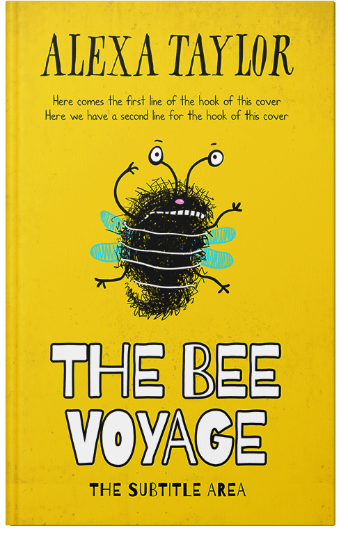 Front view of Gold #28905 - Premade Teen & Young Adult Book Cover