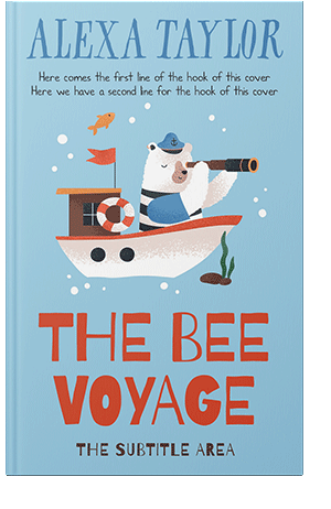 Pre Made Book Cover Regent St Blue