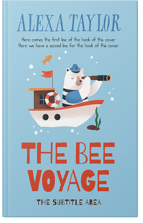 Front view of Regent St Blue #28906 - Premade Fantasy Book Cover