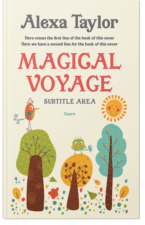 Front view of Premade Children's Book Cover - Rum Swizzle