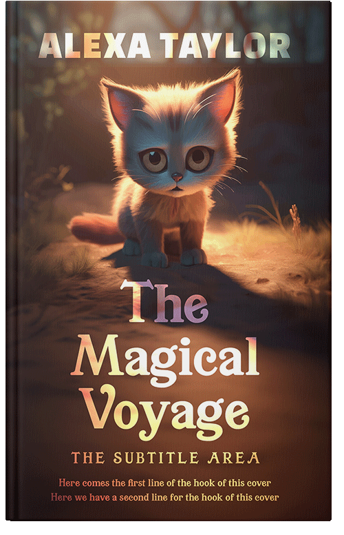 Front view of Premade Fantasy Book Cover - Saddle