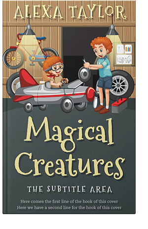 Pre Made Book Cover Cape Cod