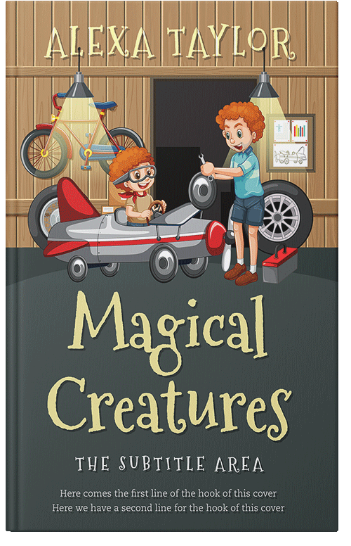 Front view of Cape Cod #28926 - Premade Family & Parenting Book Cover