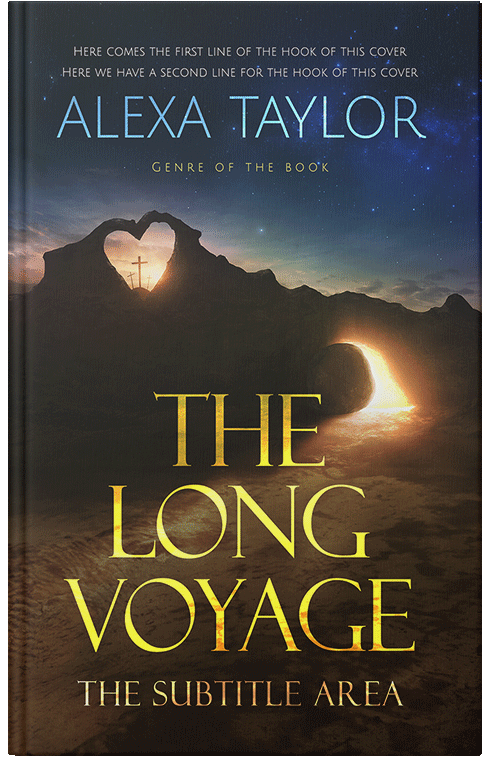 Front view of Premade Religion & Spirituality Book Cover - Mine Shaft