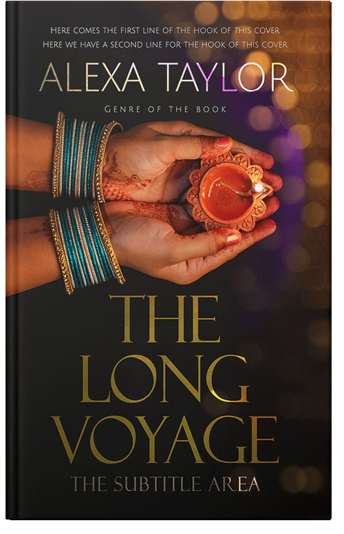 Front view of Premade Religion & Spirituality Book Cover - Copper