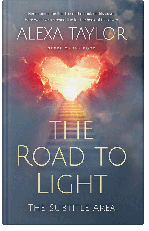 Front view of Premade Religion & Spirituality Book Cover - Dolphin