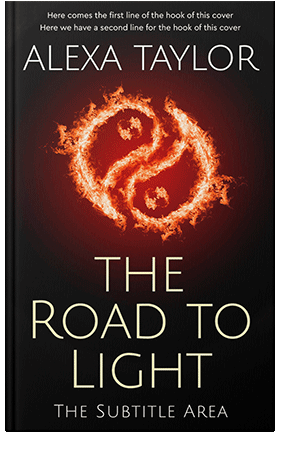 Pre Made Book Cover Red Damask