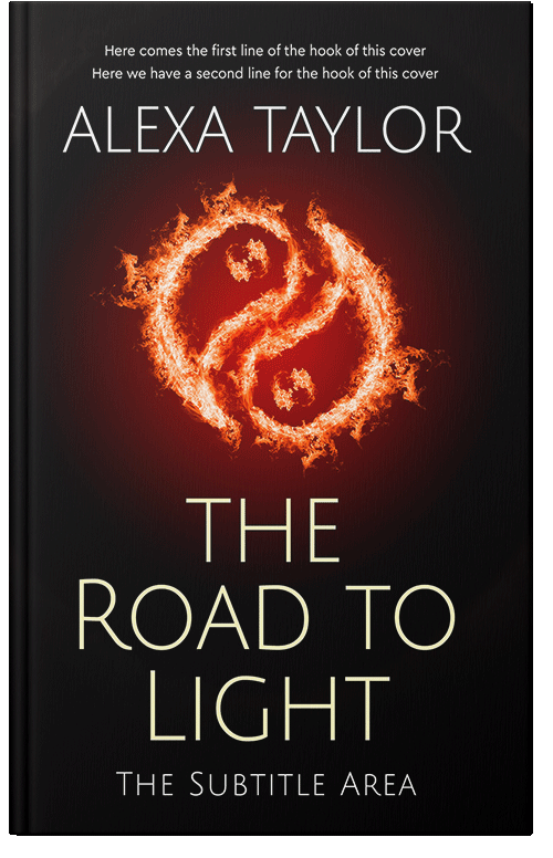 Front view of Red Damask #28935 - Premade Religion & Spirituality Book Cover