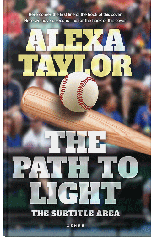 Front view of Bone #28943 - Premade Action & Adventure Book Cover