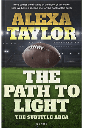 Pre Made Book Cover Fall Green