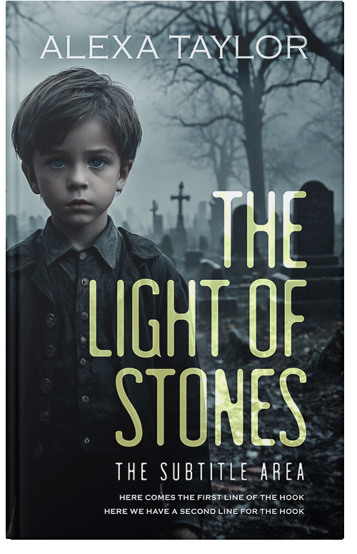 Front view of Mirage #28962 - Premade Horror Book Cover