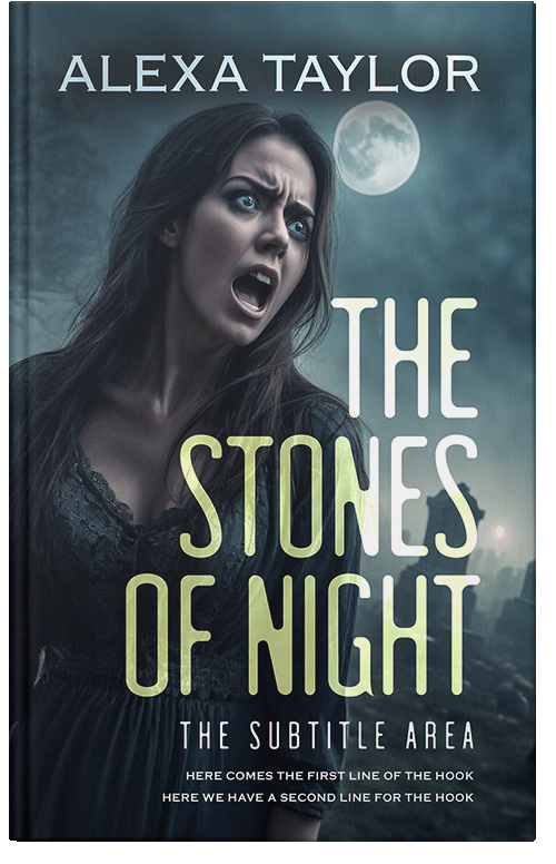 Front view of Premade Horror Book Cover - Mirage