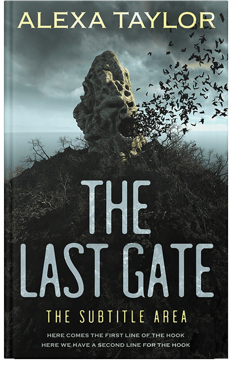 Front view of Tiara #28969 - Premade Horror Book Cover