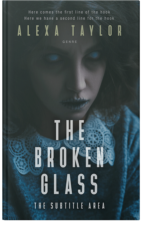 Front view of Outer Space #28973 - Premade Horror Book Cover