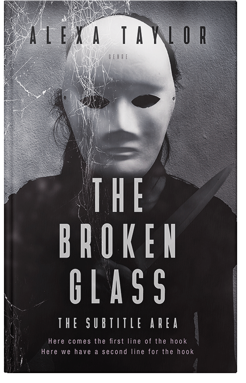 Front view of Premade Horror Book Cover - Thunder