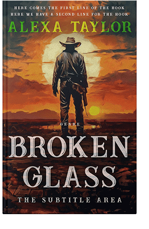 Pre Made Book Cover Raw Sienna