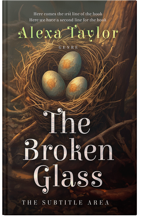 Front view of Eclipse #28982 - Premade Fantasy Book Cover