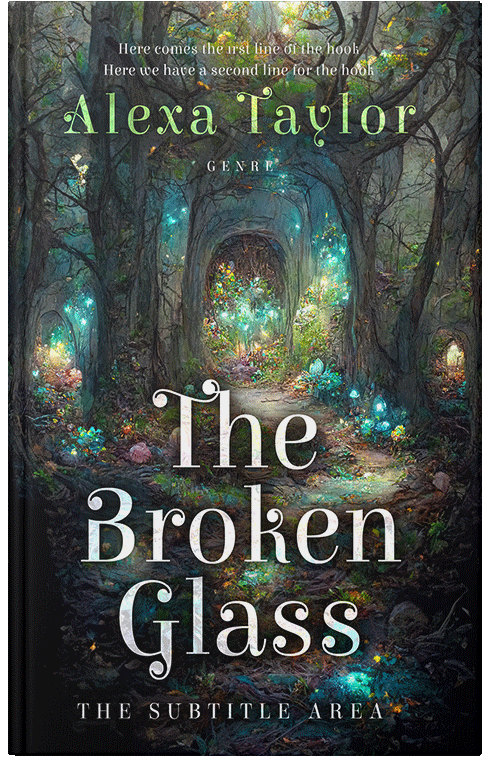 Front view of Outer Space #28984 - Premade Fantasy Book Cover