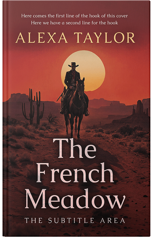 Front view of Cocoa Bean #28996 - Premade Action & Adventure Book Cover