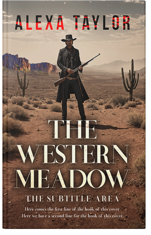 Front view of Roman Coffee #28998 - Premade Action & Adventure Book Cover