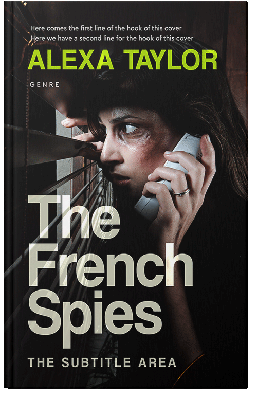 Front view of Cod Gray #29003 - Premade Mystery & Thriller & Suspense Book Cover