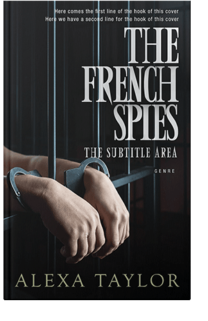 Pre Made Book Cover Silver Rust