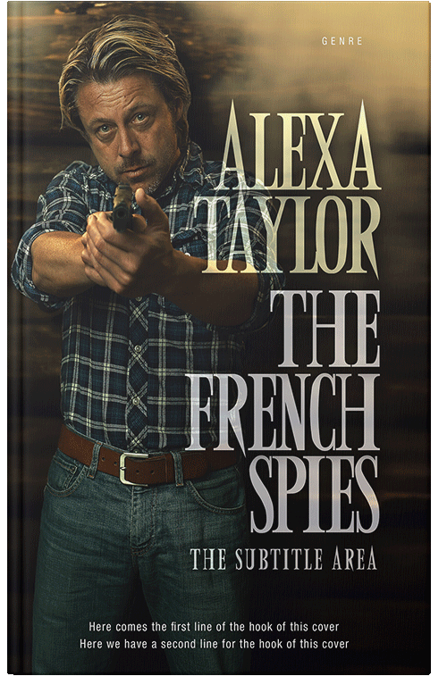 Front view of Premade Mystery & Thriller & Suspense Book Cover - Indian Khaki