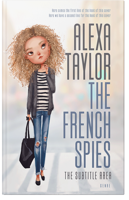 Front view of Premade Teen & Young Adult Book Cover - Pearl Bush