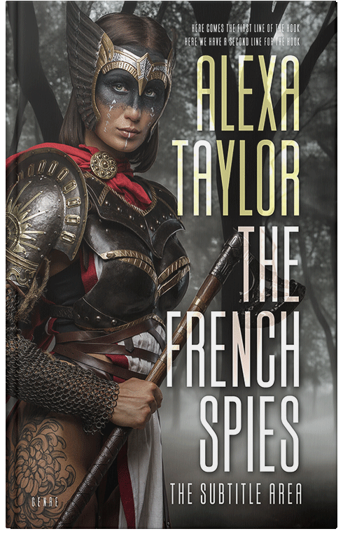 Front view of Premade Fantasy Book Cover - Dune