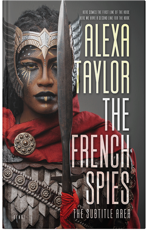 Front view of Premade Science Fiction Book Cover - Woody Brown