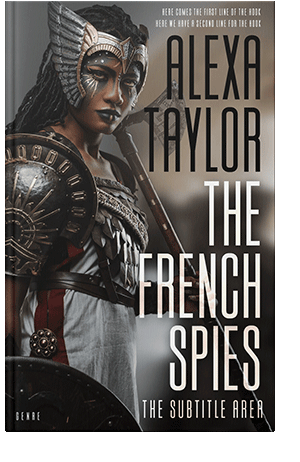 Pre Made Book Cover Cocoa Brown