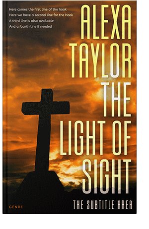 Pre Made Book Cover Rich Gold