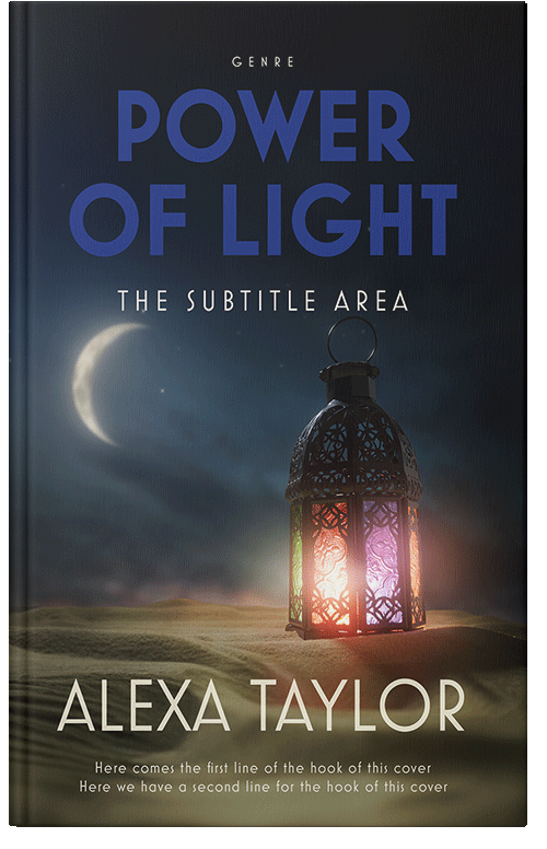 Front view of Premade Religion & Spirituality Book Cover - Ebony Clay