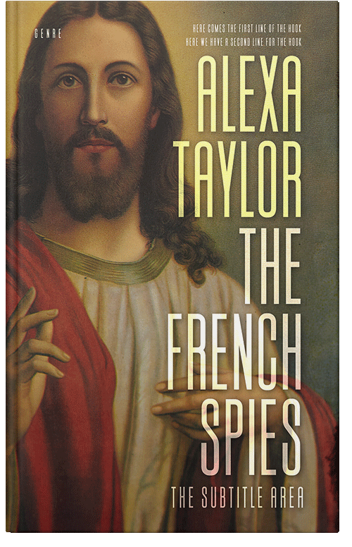 Front view of Yellow Metal #29046 - Premade Religion & Spirituality Book Cover