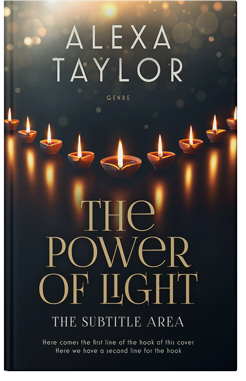 Front view of Premade Religion & Spirituality Book Cover - Laser